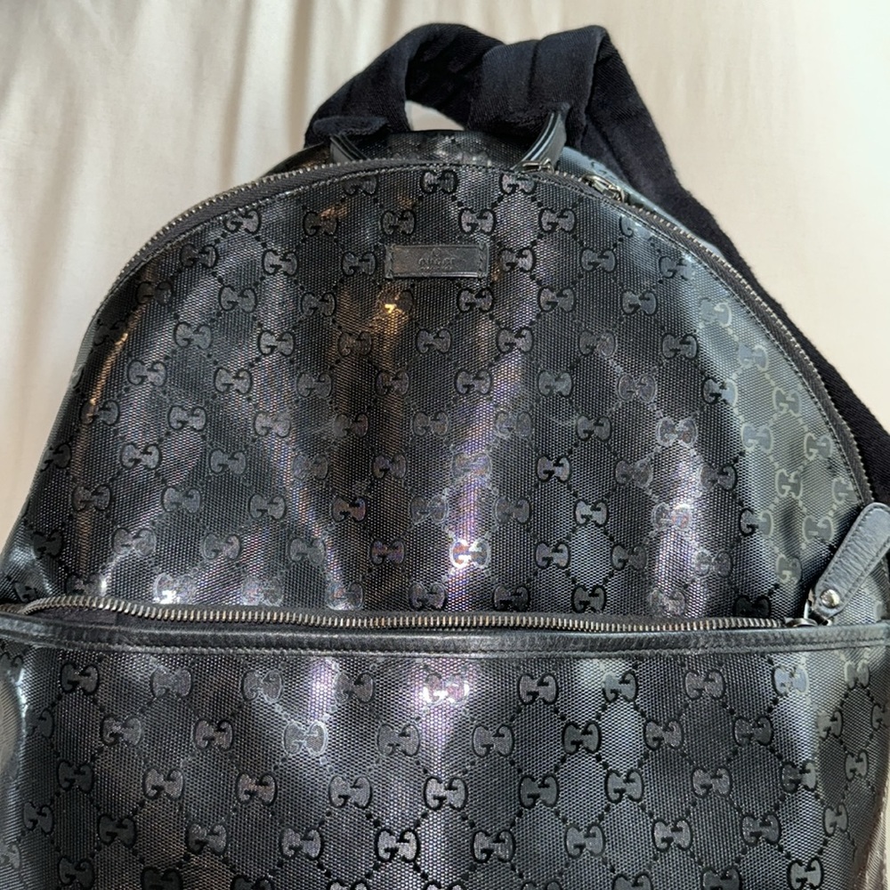 Pre owned Gucci GG black backpack, as shown in pictures. - Picture 4 of 17
